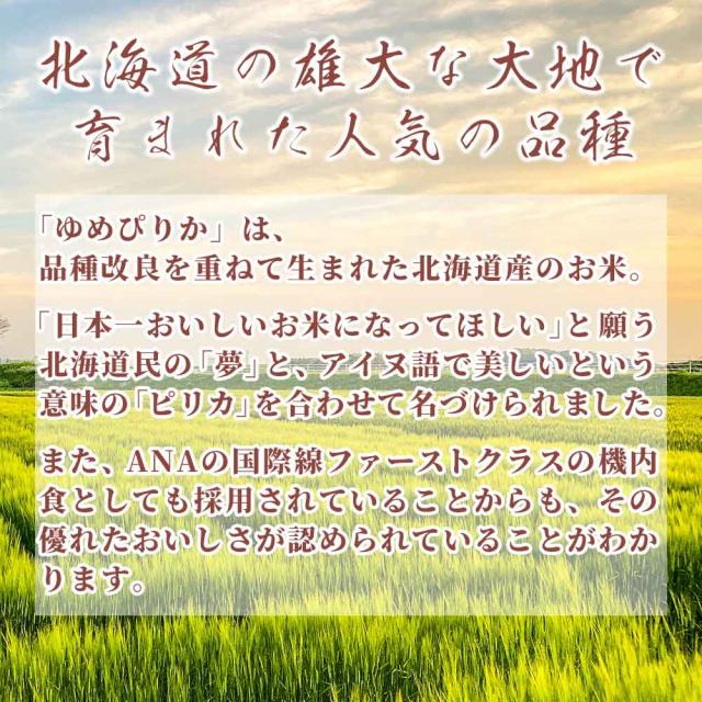 セール 令和7年産 北海道産 ゆめぴりか 20kg(5kg×4袋) 北海道 選べる 白米 無洗米 単一原料米 送料無料 精米工場からの直送品_2