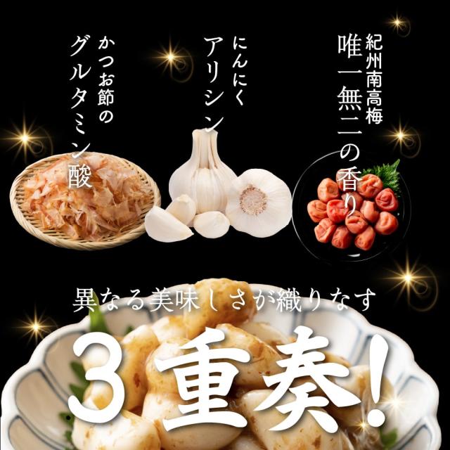 激旨 梅にんにく 3kg(100g×30袋) 全く臭わない 元気の源無臭ニンニク ニオイなし スタミナ スタミナ食 【送料無料】_2