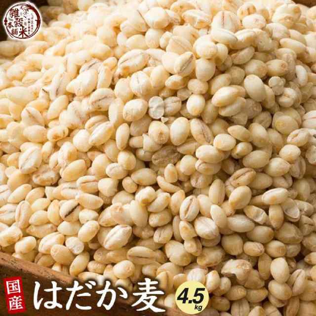 雑穀 雑穀米 国産 はだか麦 4.5kg(450g×10袋)無添加 無着色 安心の国産 国内産原料100% 裸麦 ダイエット 置き換え