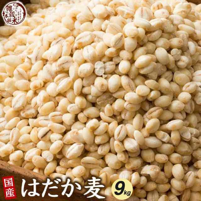 雑穀 雑穀米 国産 はだか麦 9kg(450g×20袋) 無添加 無着色 安心の国産 国内産原料100% 裸麦 ダイエット 置き換え