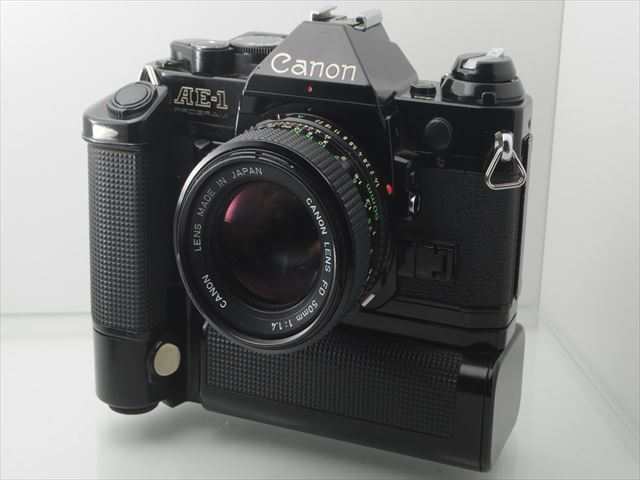 【中古　保証付 送料無料】Canon AE-1 PROGRAM フィルムカメラ/カメラ 中古/中古 カメラ/canon ae-1/一眼レフカメラ/初心者/送料無料