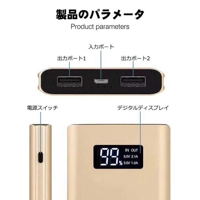 モバイルバッテリー mah 大容量 軽量 薄型 急速充電 携帯充電器 Iphone Ipad 荒野行動 かわいい 軽量 蓄電 旅行 残量表示 Pse認証の通販はau Pay マーケット モダニク
