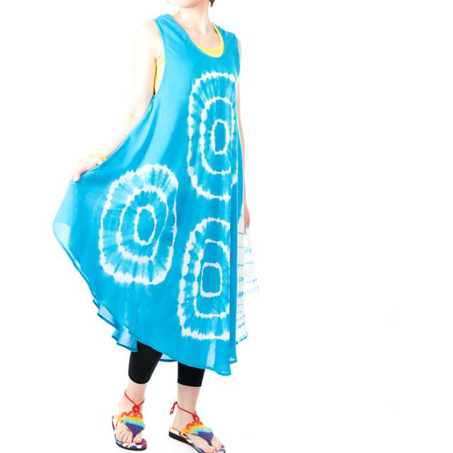 タイダイ ワンピース チュニック エスニックファッション アジアンファッション レディース ワンピ かわいい ゆったりの通販はau Pay マーケット アジア雑貨ガネーシャ