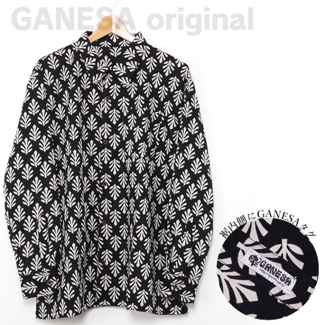 エスニック メンズ シャツ 春 秋 冬 ファッション カジュアル 長袖 大きいサイズ アジアン インド綿 モノトーン の通販はau Pay マーケット アジア雑貨ガネーシャ