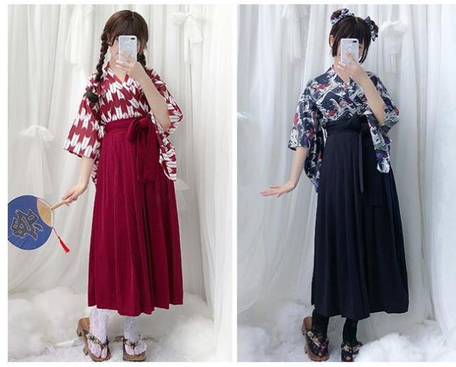 ロリータワンピース 着物改良ドレス 美少女ワンピース Lolitaドレス スカート セットアップ ショート丈 ろんぐ丈姉妹友達お揃いドレスの通販はau Pay マーケット Grandir