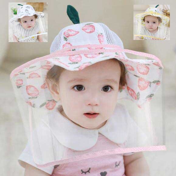 2枚送料無料子供コロナ対策帽子 ハット フェイスシールド 2way 取り外し可能サンバイザー 日焼けよけ 保護フェイスマスク 赤ちゃん防護の通販はau Pay マーケット Grandir