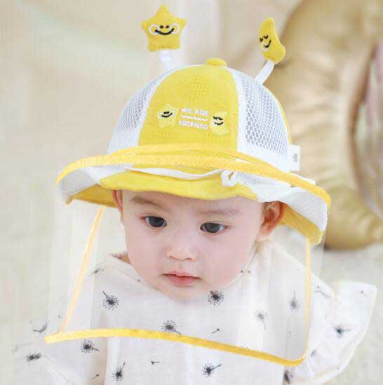 2枚送料無料子供コロナ対策帽子 ハット フェイスシールド 2way 取り外し可能サンバイザー 日焼けよけ 保護フェイスマスク 赤ちゃん防護の通販はau Pay マーケット Grandir