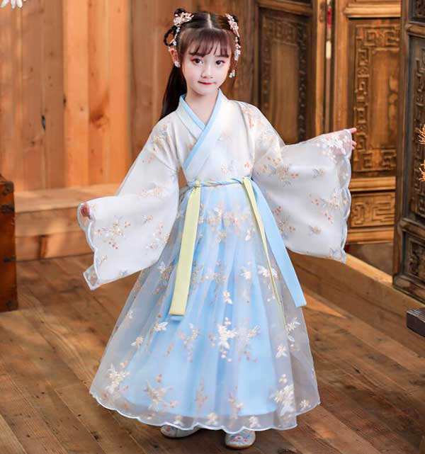 可愛い中華服 子供チャイナ服 女の子漢服唐装 中華コスプレ衣装 中国風