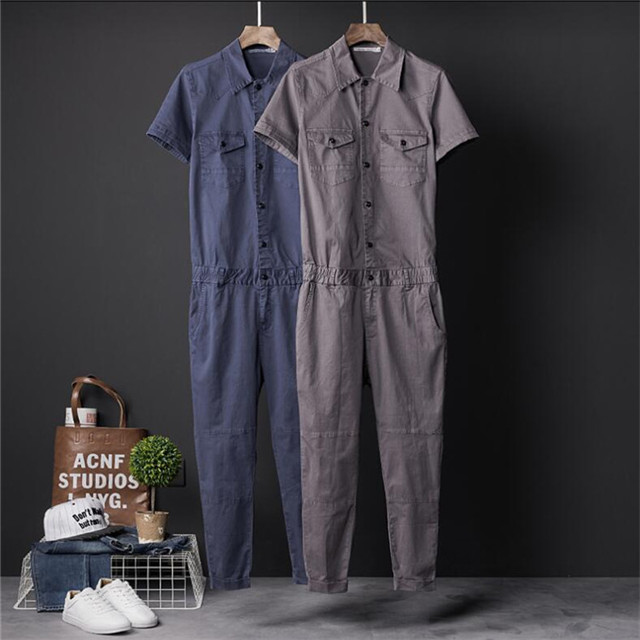 半袖 メンズ ボトムス つなぎ ワークカーゴパンツ サロペット オーバーオール メンズ オーバーオール つなぎ オールインワン パンツ ロングパンツ