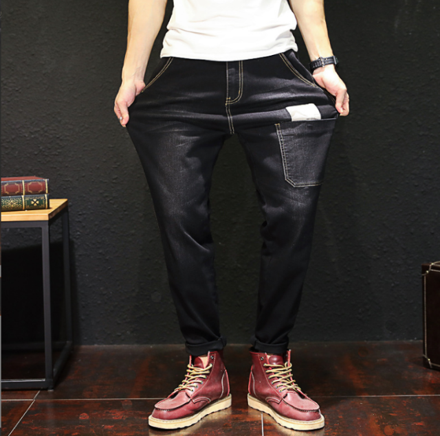 デニムパンツメンズ ストレッチ 着心地抜群 ジーンズ スキーニパンツ ボトム0 デニムパンツメンズ ストレッチ 着心地抜群 ジーンズ 九分パンツ