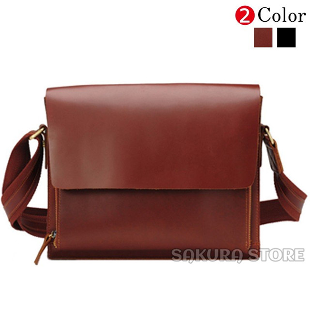 ショルダーバッグ メンズ 本革 A4 斜めがけ おしゃれ ワインカラー