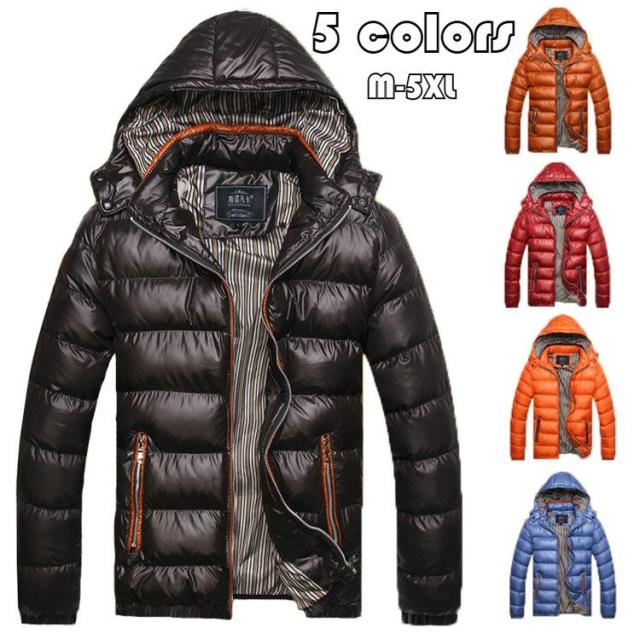 中綿ジャケット メンズ ファッション アウター メンズ 厚手コート ブルゾン 止水ジップ 防寒防風保温 カジュアル 無地 綿 オシャレ お洒落 大きいサイズ 冬服の通販は