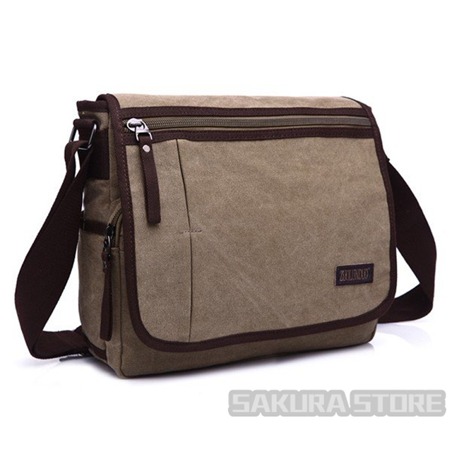 超目玉 ショルダーバッグ メンズ 帆布 キャンバス生地 メッセンジャー