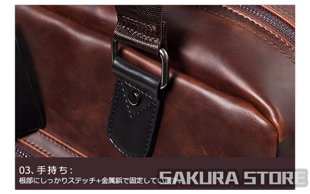 トートバッグ ボストンバッグ メンズ ビジネスバッグ 復古風 上質厚手