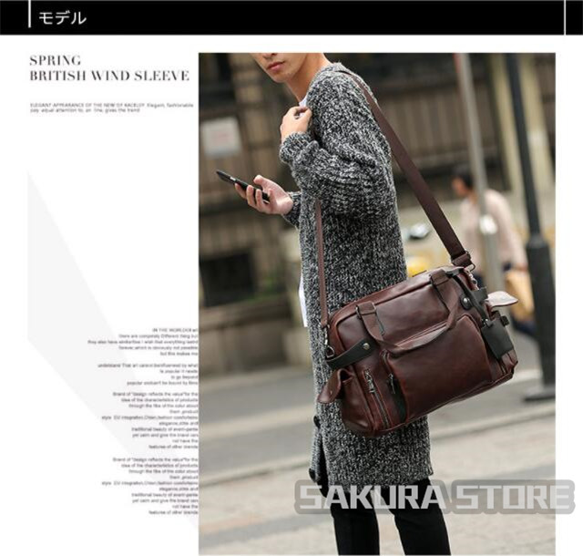 トートバッグ ボストンバッグ メンズ ビジネスバッグ 復古風 上質厚手