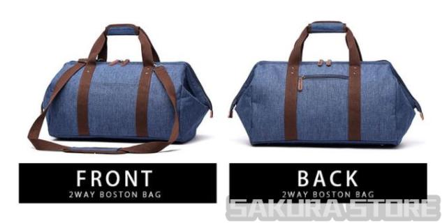 超目玉 ボストンバッグ ショルダー付き 上質防水ナイロン メンズ