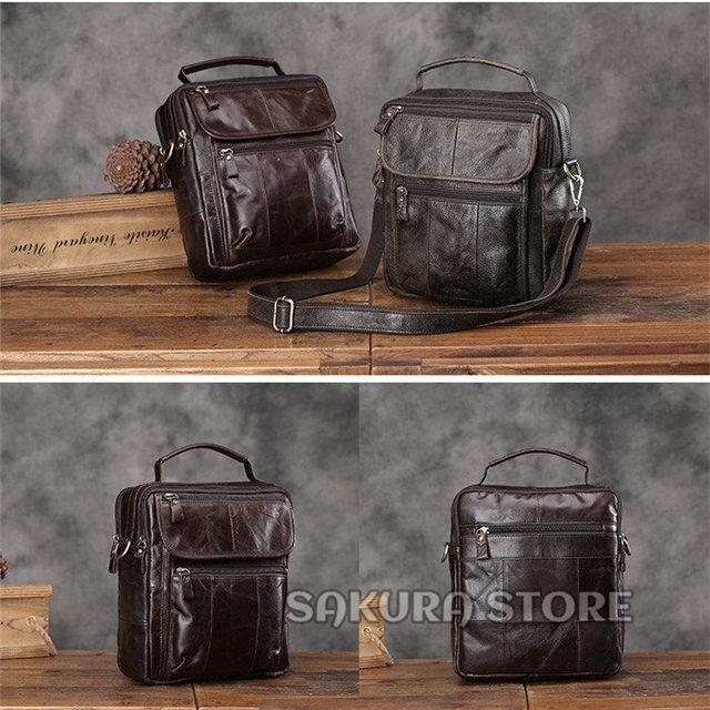 全国送料無料 本革 厳選牛革 レザー メンズ ショルダーバッグ