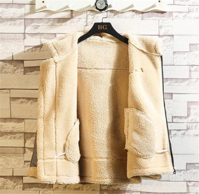 ムートンジャケット ボアジャケット メンズ ジャケット ブルゾン 厚手