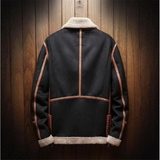送料無料☆ムートンコート メンズ ライダース 大人気 コート ブルゾン