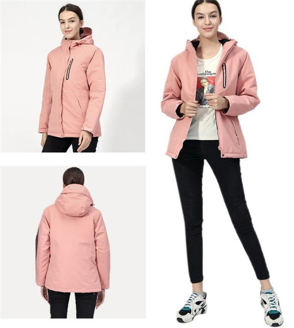 ヒートジャケット 電熱 マウンテンパーカー ウインドブレーカー登山服