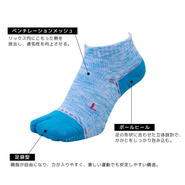 ライカ スポーツソックス 吸水速乾 23 25cm対応 9cm丈 足袋ソックス R Sox9 女性 レディース 靴下 くつした くつ下 エクササイズの通販はau Pay マーケット ダンス用品専門店 ダンスドール Au Pay マーケット店