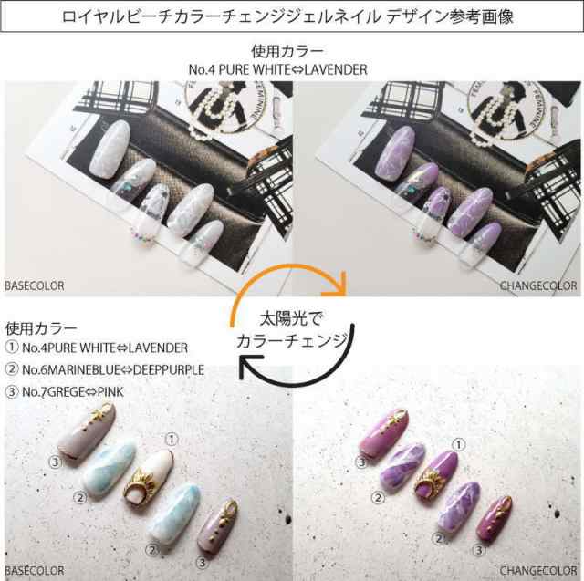 Royalbeach ロイヤルビーチ カラーチェンジジェルネイル 5ml 太陽光で色が変わるジェルネイル 硬化時間led 30秒 Uv 60秒の通販はau Pay マーケット ｓｈｅｅｐｏｎ ｏｎｌｉｎｅｓｔｏｒｅ