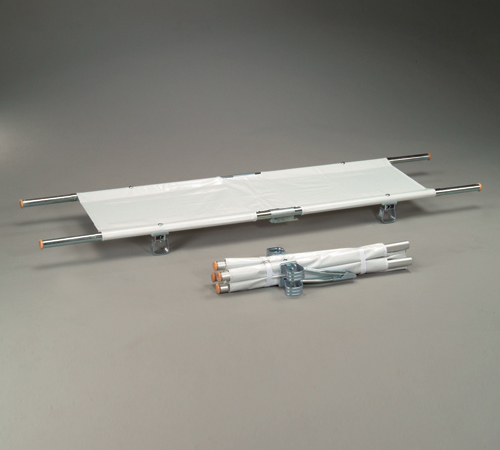 四つ折り担架　取付伸縮型　スチール　OT-13【ナビス】 【送料無料】【担架】の通販は