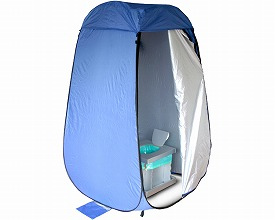 防災 トイレ ワンタッチルームテント＆トイレセット /NBBOR-BL-SET【送料無料】【テント】の通販は 7,944円