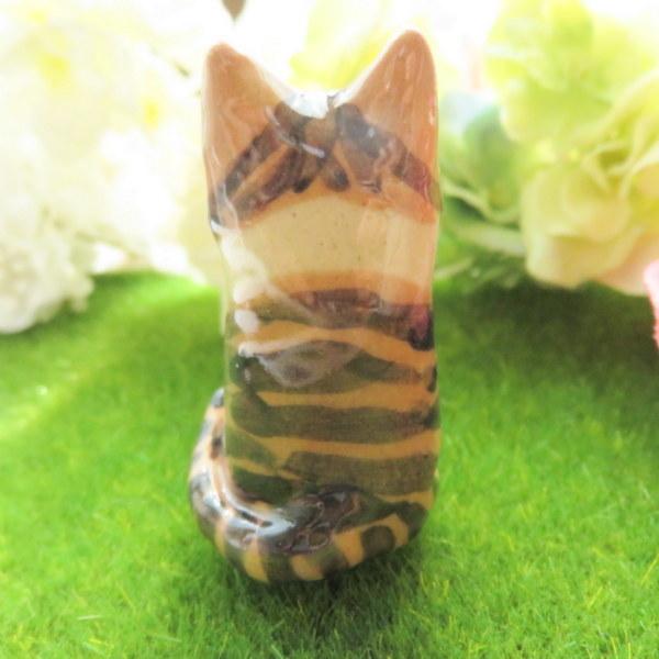チャトラ ミニ骨壷 遺骨入れ 猫 ペット お骨入れ 手元供養 陶器 骨壺 ネコ ねこ 可愛い 日本製 信楽焼 手のひら 茶トラ シマ ペット仏具 の通販はau Pay マーケット アクセサリーkirakira Me