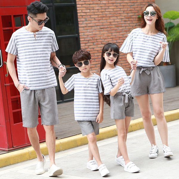 親子 お揃い Tシャツ 半袖 ペアルックセット 夏物 親子お揃い服 パパ ママ 女の子 男の子 親子ペア Tシャツ パンツカップル 親子服 家族の通販はau Pay マーケット フジモトショップ