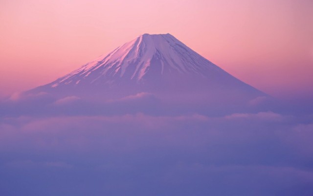 絵画風 壁紙ポスター はがせるシール式 紅富士 夕焼けの富士山と霧の雲海 赤富士 キャラクロ Fjs 054w2 ワイド版 603mm 376mm 日の通販はau Pay マーケット レアルインターショップ Au Pay マーケット店