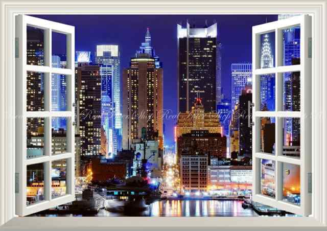 絵画風 壁紙ポスター タイムズスクエアの夜景 ニューヨークの夜景 窓仕様 Nyk 023ma1 A1版 0mm 585mm の通販はau Pay マーケット レアルインターショップ Au Pay マーケット店
