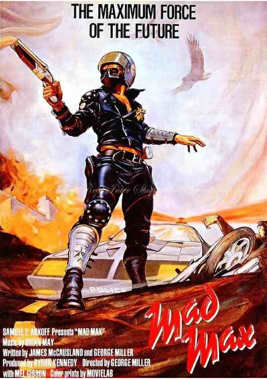 絵画風 壁紙ポスター マッドマックス 1979年 Mad Max グース Us版 Mmax