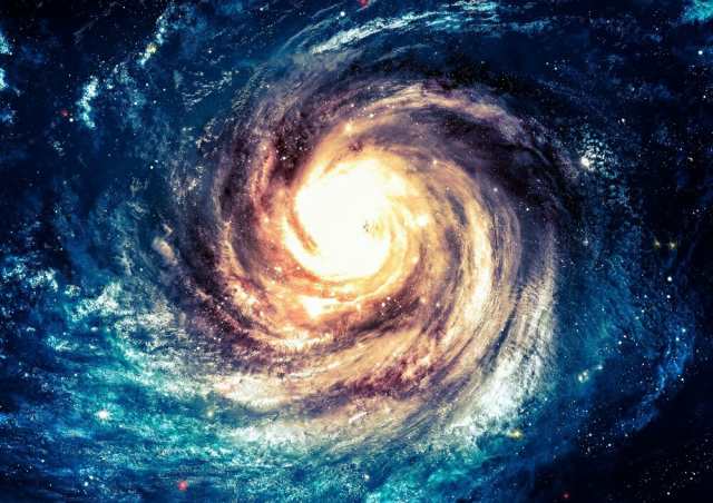絵画風 壁紙ポスター 銀河 ギャラクシー 渦巻銀河 ブラックホール