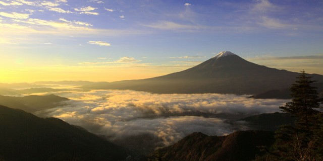 絵画風 壁紙ポスター 地球の撮り方 輝く雲海 新道峠からの富士山 夕焼け パノラマ 日本の絶景 C Zjp 040s1 1152mm 576mm の通販はau Pay マーケット レアルインターショップ Au Pay マーケット店