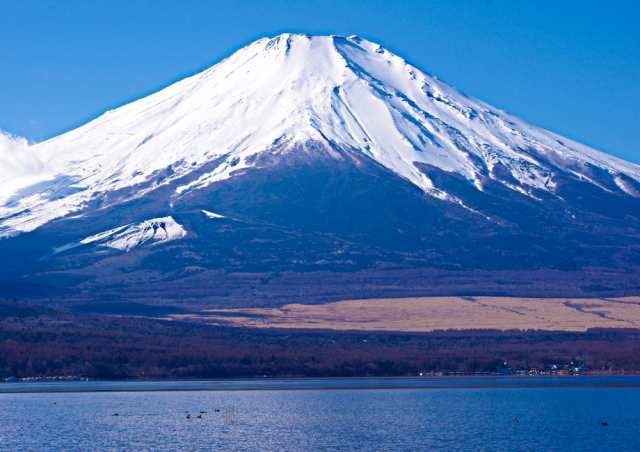 絵画風 壁紙ポスター 冠雪の富士山と山中湖 白富士 裏富士 富士山 ふじやま キャラクロ Fjs 050a1 A1版 0mm 585mm の通販はau Pay マーケット レアルインターショップ Au Pay マーケット店