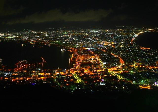 絵画風 壁紙ポスター 函館 夜景 日本三大夜景 キャラクロ Hkd 003a1 A1版 0mm 585mm の通販はau Wowma レアルインターショップ Au Wowma 店