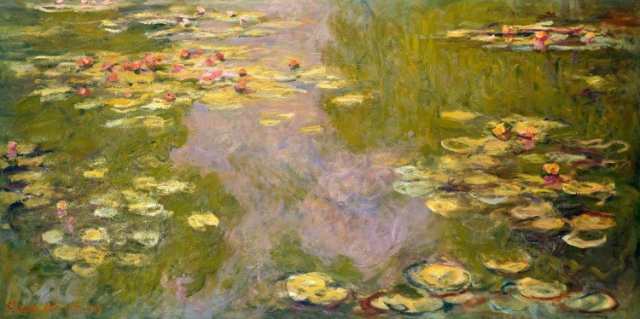 絵画風 壁紙ポスター クロード モネ 睡蓮 1919年 Water Lilies メトロポリタン美術館 K Mon 018s2 603mm 300mm の通販はau Pay マーケット レアルインターショップ Au Pay マーケット店