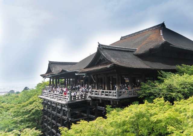 絵画風 壁紙ポスター 清水寺 きよみず 舞台 音羽山 世界遺産 Kmd 001a1 A1版 0mm 585mm の通販はau Pay マーケット レアルインターショップ Au Pay マーケット店