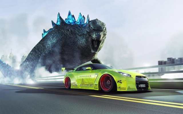 絵画風 壁紙ポスター 日産 Gt R R35 Liberty Godzilla チューニングカー ゴジラ ニッサン Nr35 040w2 ワイド版 603mm 376mm の通販はau Pay マーケット レアルインターショップ Au Pay マーケット店