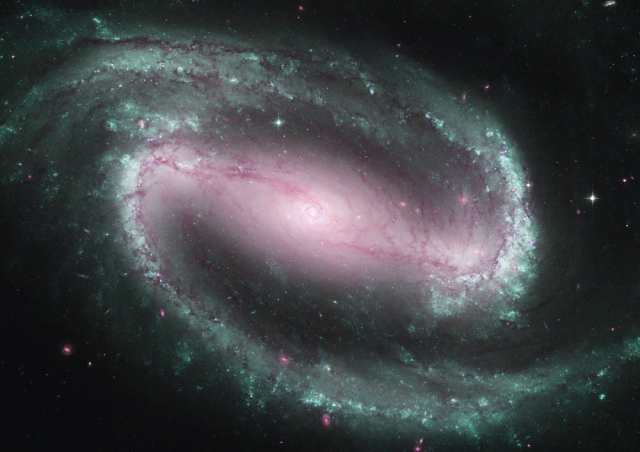 絵画風 壁紙ポスター 銀河 ギャラクシー Milky Way Pink 宇宙 天体