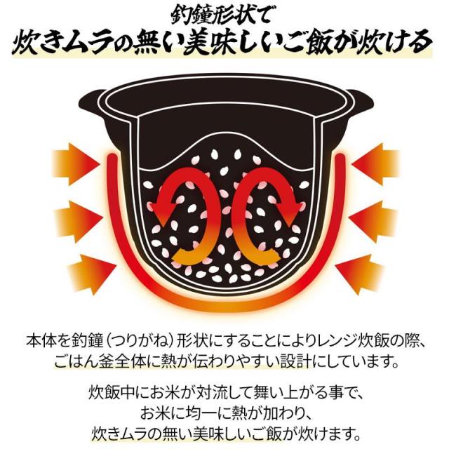 電子レンジ ごはん釜 竹泉釜 電子レンジ 調理器 レンジ レンジでご飯 かまど 釜戸 美味しい 簡単 国産 日本製 萬古焼 土鍋 炊飯器 万古焼 電子レンジ 直火 対応 ご飯 ごはん 炊ける シンプル おしゃれ 温める 吹きこぼれない アウトドア キャンプ 防災 p10_11