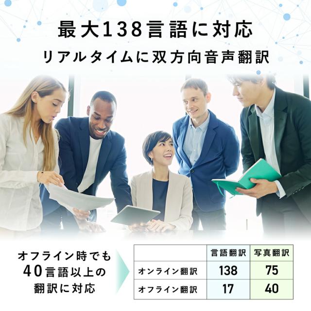 Startalk Elite スタートークエリート 翻訳機 海外 旅行 便利 オフライン wifi不要 写真 画像 録音 会議 翻訳 正確 おすすめ 英語 中国語 韓国語等138言語 技適マーク取得済み_5