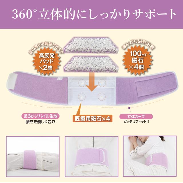 腰枕 腰まくら コリとる 磁気 腰 腰用 腰専用 枕 まくら 腰痛 安眠