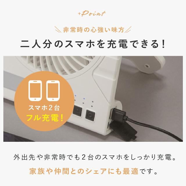 充電式 ソーラーパワフルファン ファミラ アウトドア キャンプ 扇風機 熱中症対策 野外 屋外 旅行 遠出 防災 災害 被災 地震 津波 洪水 大雨 ソーラーファン ポータブルファン LEDライト ソーラーファン 充電式扇風機 防災 多機能扇風機 ポータブルファン ファミリーライフ_6