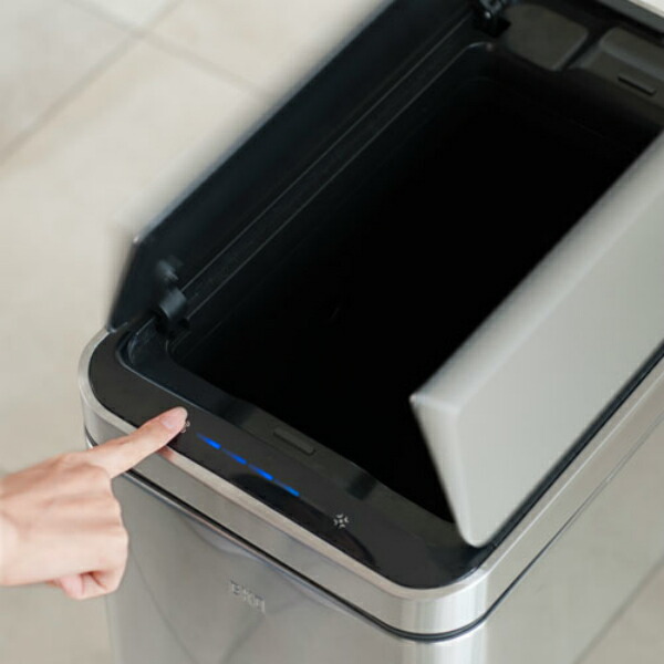 EKO デラックス・ファントムセンサービン 30L シルバー EK9287MT-30L 送料無料 センサー ゴミ箱 自動_2