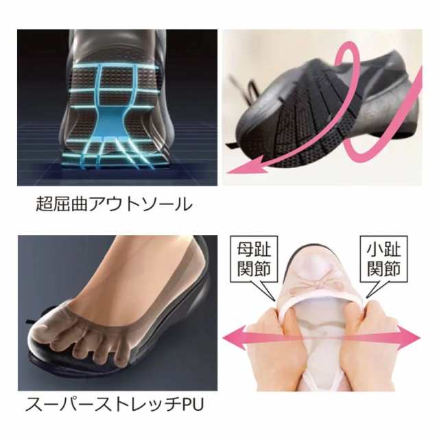 ラックラック 空飛ぶパンプス エナメル バイカラー 軽い 柔らかい 楽々 歩きやすい 履きやすい パンプス コンフォート レディース 健康  ウォーキング 軽量 ストレッチ素材 洗える インソール 清潔 裸足感覚 送料無料の通販はau PAY マーケット - 便利な雑貨屋アットケア ...