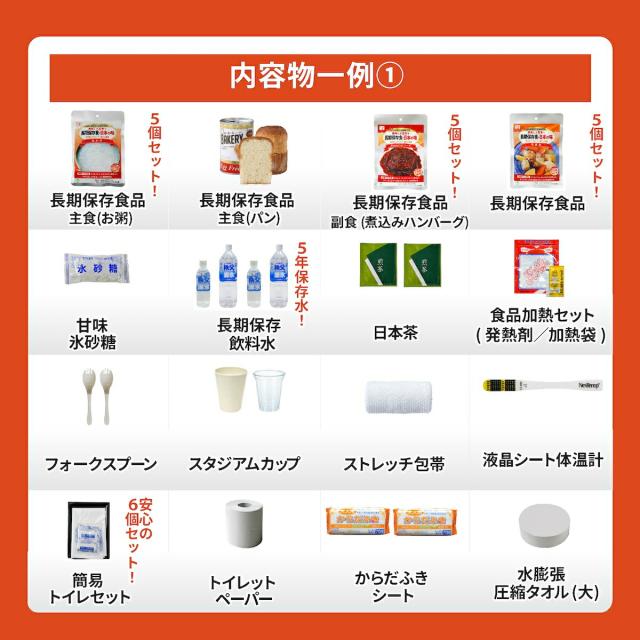 防災バッグ METEX EX.48 防災バッグ TANAKA防災士ブラザーズモデル 非常用バッグ 防災セット 防災グッズ 地震 火災 Mベーシック オレンジ シルバーグレー