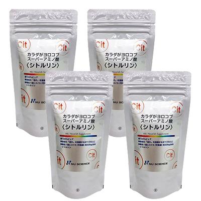 シトルリン 100g 4袋 ニューサイエンス アミノ酸