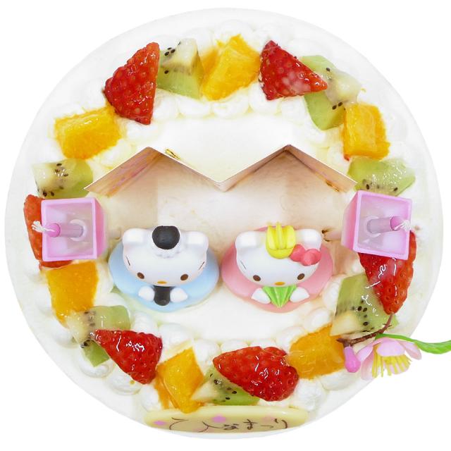 ひな祭りケーキ ハローキティ フルーツ三種生クリーム 8号 バースデーケーキ 誕生日ケーキ 送料無料 キティちゃん 子供の通販はau Pay マーケット Cake Express